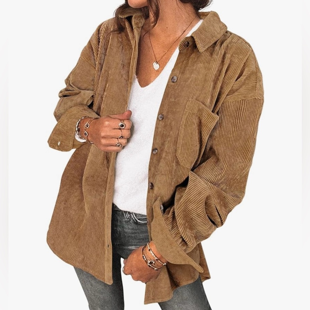 Zenana Outfitters Corduroy Shacket - image 1